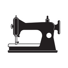 Sewing Machine Icon silhouette