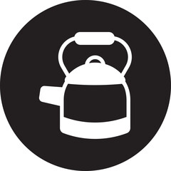 Kettle glyph icon