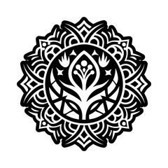 A solid style icon of coral reef symbol