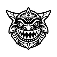 Shark pattern icon in solid style