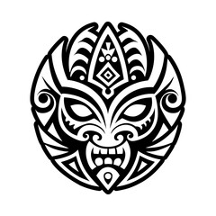 Warrior spirit icon in filled style