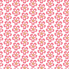 seamless pattern with flowers