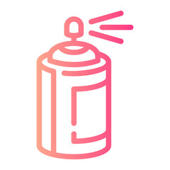 spray Line Gradient Icon