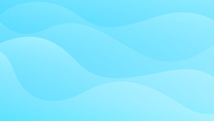 Light blue wave background vector, fluid gradient shapes composition. Abstract dynamic wallpaper suitable for templates, sales banners, ads, events, websites, and pages