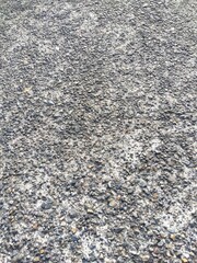 舗装路の摩耗した路面