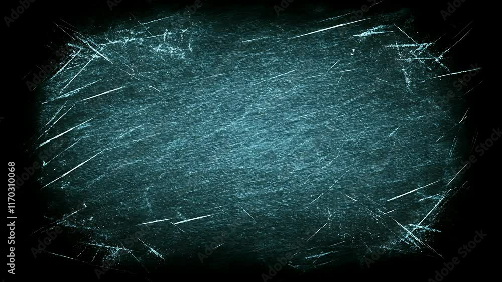 Poster green chalkboard scratch texture background intro