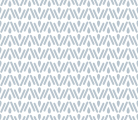 Abstract geometric pattern. A seamless vector background. White and gray ornament. Graphic modern pattern. Simple lattice graphic design