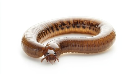 Worm. worm on white background. Animal 