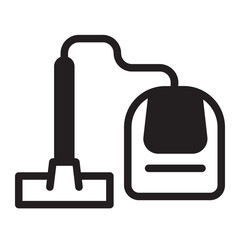 Obraz premium Vacuum Cleaner glyph icon