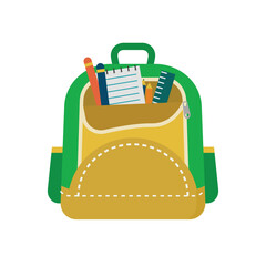 Bag For School Illustration