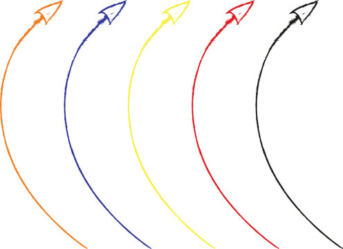Scribble Arrow Png Hand Drawn Arrow Png Colors Arrow Set Up Arrow
