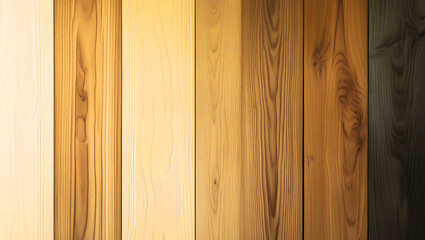 Fototapeta premium Beautiful Wood Panel Background in Various Shades.