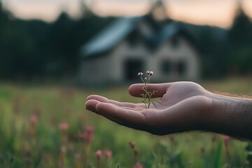 Obraz premium buying or building a new home