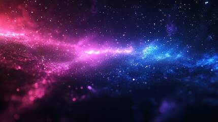 Fototapeta premium A colorful galaxy with purple and blue swirls