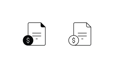 Safe Money  icons set vector stock illustration