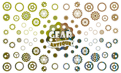 歯車（GEAR）アンティークカラーセット