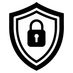 security logo icon vector art illustration