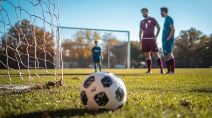 Soccer Game Day: A Moment of Focus Before The Kick