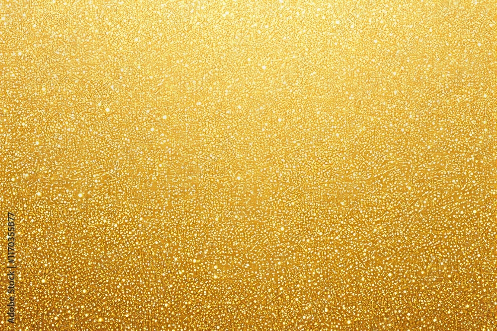Poster golden textured surface with dense shimmering patterns on a uniform background. luxurious and elegan