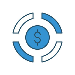 Market Share vector icon