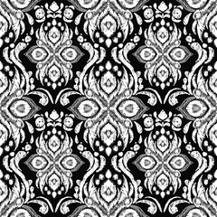 Seamless ethnic traditional pattern, embroidery motif Indian, floral pattern classic beautiful background. Modern fabric design textile swatch, ladies dress, man shirt all over print business.