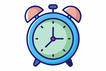 Alarm clock vector art and illustration