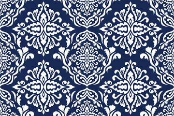ikat pattern, Ethnic ikat seamless pattern, African style, Abstract vector, Chevron embroidery, Paisley embroidery, Navajo aboriginal pattern, Aztec and tribal motifs, Vector hand drawn style.