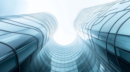 Modern Abstract Architecture with Clean Lines and Light