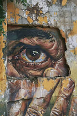 Explore the lives of remarkable individuals through the lens of street art, depicting their stories with emotional depth and unexpected perspectives