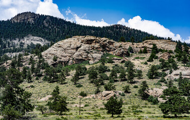 landscape in the mountains