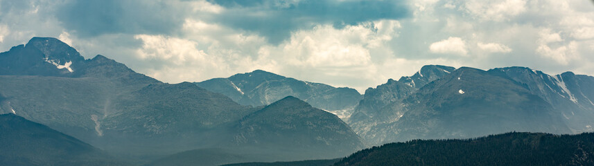 panorama of the mountains