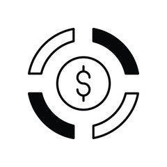 Market Share vector icon