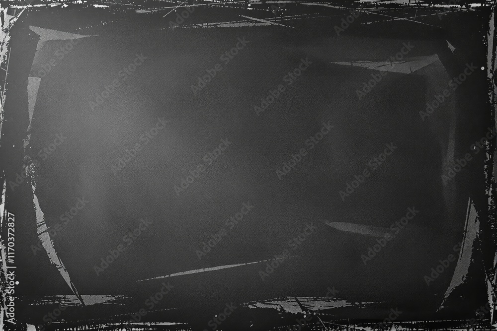 Poster dark abstract background with visible grunge texture and distressed edges, showcasing an artistic an