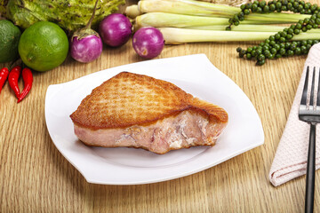 Roasted fresh delicous Tuna steak