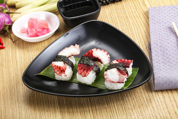 Japanese cuisine - sushi with octopus