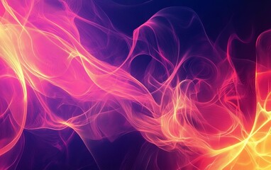 Vivid abstract line art pattern, colorful gradients, swirling motion and interlocking shapes, evoking motion and energy, perfect for modern digital design