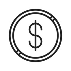 Currency icon vector image. Suitable for mobile apps, web apps and print media.