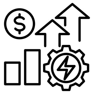 high costs single icon