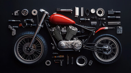 Motorcycle parts, wallpaper, the technological advances in two-wheel drive systems