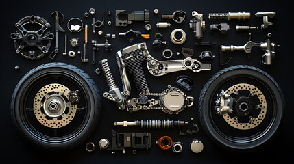 Motorcycle parts, wallpaper, the technological advances in two-wheel drive systems
