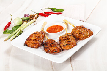 Thai Street foof pork satay