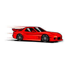 automotive sports car vector illustration