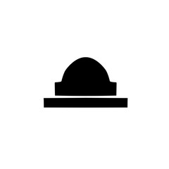 black mosque dome