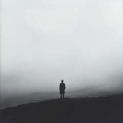 Solitude: A Man in the Fog