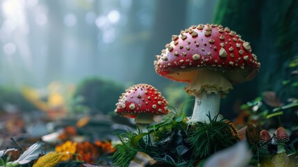 Mushroom against a light background, wonderful seasonal mushroom. Background serene, mushroom distinct.