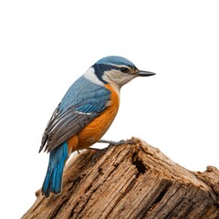Fototapeta premium Nuthatch isolated on white backgroun