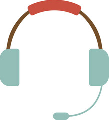 Retro Headphone Illustration