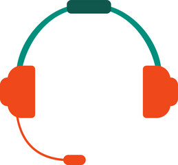 Retro Headphone Illustration