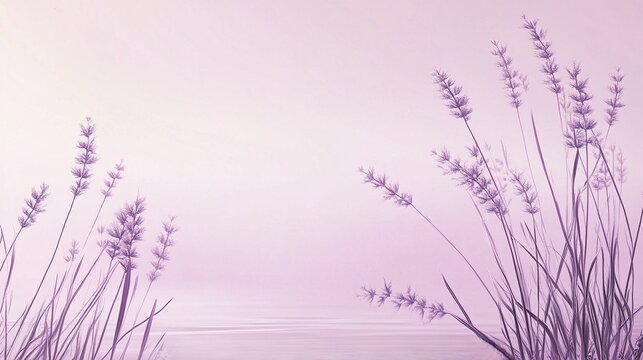 A soothing lavender gradient background, perfect for conveying tranquility and calmness in your designs