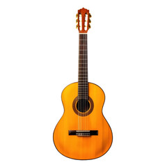 Obraz premium Classic acoustic guitar with vibrant wood finish